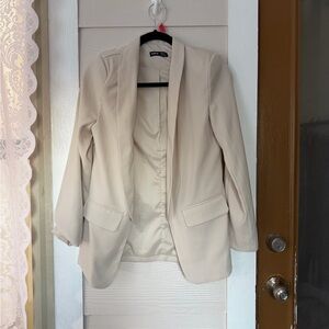 SHEIN Cream Women's Blazer